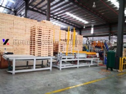 Wood Stringer Pallet Nailing Machine